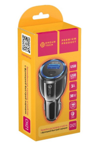АЗУ DREAM CH21 38W PD Charger USB 3A черный 181039 АЗУ DREAM CH21 38W PD Charger USB 3A черный 181039
