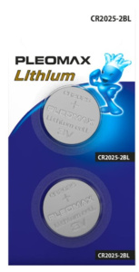 Батарейка SAMSUNG PLEOMAX CR2025-2BL Lithium (2шт) Батарейка SAMSUNG PLEOMAX CR2025-2BL Lithium (2шт)