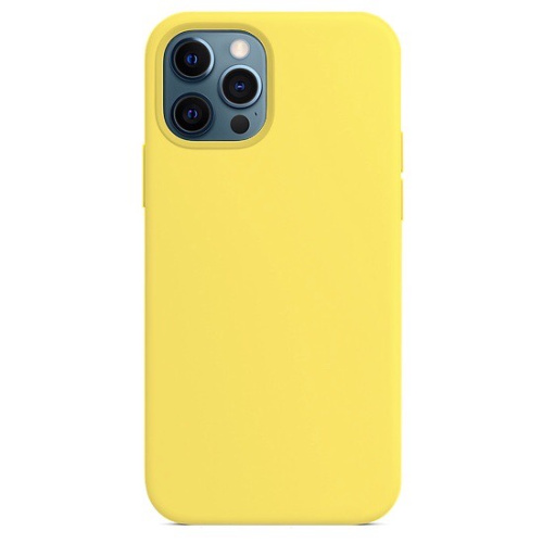 Чехол для iPhone 12 PRO MAX желтый Чехол для iPhone 12 PRO MAX желтый