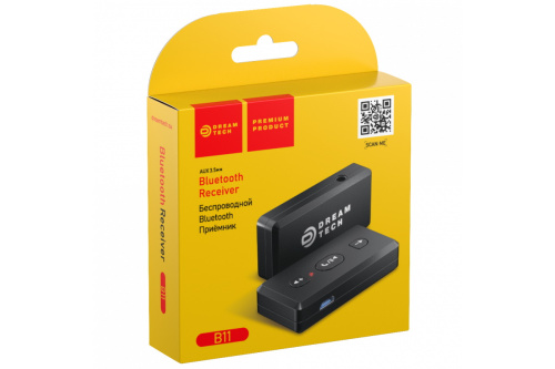 Ресивер BLUETOOTH DREAM B11 (AUX, Mic, MicroUSB) черный (178350) Ресивер BLUETOOTH DREAM B11 (AUX, Mic, MicroUSB) черный (178350)
