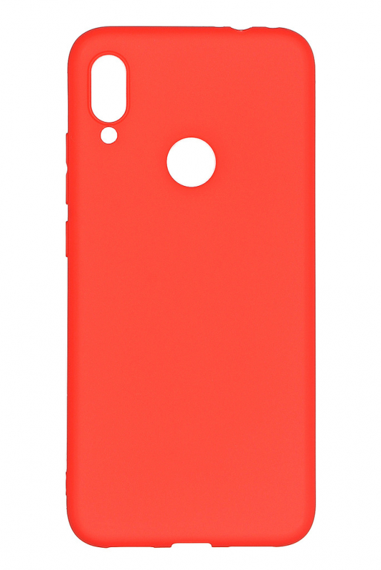 Чехол для Xiaomi Redmi 7 Pero софт-тач красный