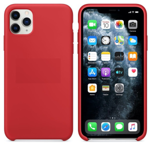 Силиконовый чехол для iPhone 11 PRO красный Силиконовый чехол для iPhone 11 PRO красный