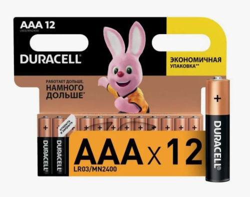 Элемент пититания DURACELL LR3 AAА (1ШТ) (109254) Элемент пититания DURACELL LR3 AAА (1ШТ) (109254)