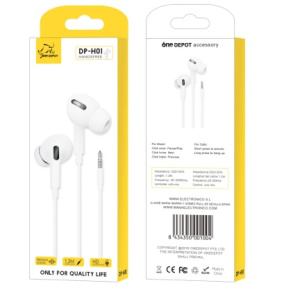 Наушники с микрофоном OneDepot DP-H01 Белый Наушники с микрофоном OneDepot DP-H01 Белый