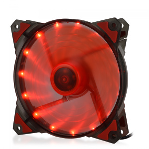 Вентилятор 120x120mm, Crown (CMCF-12025S-1220) Red Led Вентилятор 120x120mm, Crown (CMCF-12025S-1220) Red Led