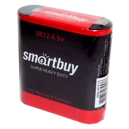 Батарейка солевая SmartBuy 3R12/1S Батарейка солевая SmartBuy 3R12/1S