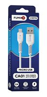 Кабель MicroUSB FUMIKO CA01 2А 3M белый