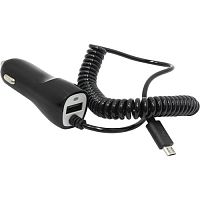 Автомобильное ЗУ Jet.A UC-S17 или S15 (microSB + USB ) Black