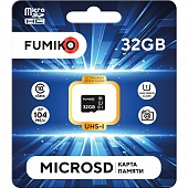 Носитель информации Transflash(MicroSDHC)32Gb FUMIKO без адаптера Class 10 UHS-I