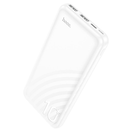 Внешний аккумулятор HOCO J123, 10000mAh, цвет: белый Внешний аккумулятор HOCO J123, 10000mAh, цвет: белый