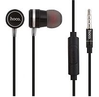 Наушники внутриканальные HOCO M16, Ling Sound, Jack 3.5мм, 1.2 м, цвет: чёрный