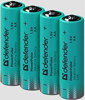 Батарейки Defender PowerPulse (LR6-4BL AA), 4 шт.