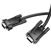 Кабель VGA-VGA 2.0м HOCO US11, 1080p, цвет: чёрный