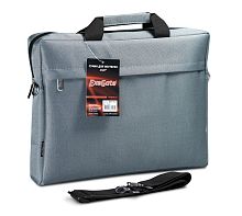 Сумка для ноутбука ExeGate Start S15 Grey 15.6" (EX205136RUS/205136), серая, полиэстер 