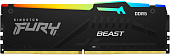   DDR5 16GB 5600Mhz Kingston FURY Beast Black RGB KF556C40BBA-16