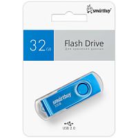 Носитель информации 32Gb, USB2.0 SmartBuy Twist Blue (SB032GB2TWB)
