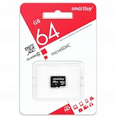 Носитель информации Transflash(MicroSDXC)64Gb Smartbuy (без адаптера)