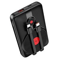 Внешний аккумулятор HOCO J92, Path, 10000mAh, PD3.0, QC3.0, FCP, AFC, Цвет: черный.