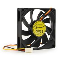 Вентилятор 80x80х15, Gembird D8015SM-3, втулка, 3 pin, провод 30 см