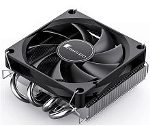 Кулер JONSBO HP-400S Black LGA1700/1200/115X/AM5/AM4 низкопрофильный 36.7мм (TDP 140W, PWM, 90mm Fan, 4 тепловые трубки, 4-pin) 