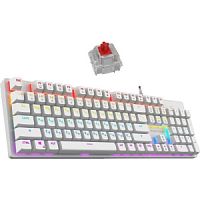 Клавиатура механическая Jet.A Panteon T14 RS HS (LED,OUTEMU Red,104 кл.,USB) белый