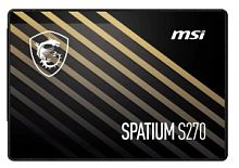 Твёрдотельный накопитель 0960,0 Gb SSD MSI Spatium S270 (S78-440P130-P83), 500/450 MB/s, TBW 500
