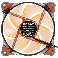 Вентилятор 120x120mm, Crown (CMCF-12025S-1223) Orange Led